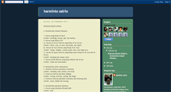Desktop Screenshot of harminto-satrio.blogspot.com
