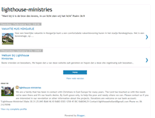 Tablet Screenshot of lighthouse-ministries.blogspot.com
