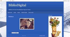 Desktop Screenshot of bibliodigital-espf.blogspot.com