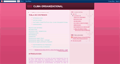Desktop Screenshot of climaorganizacionalem.blogspot.com