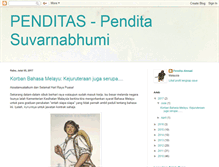 Tablet Screenshot of penditasuvarnabhumi.blogspot.com