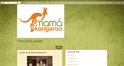 Desktop Screenshot of mama-kangaroo.blogspot.com