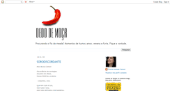 Desktop Screenshot of dedodemoca.blogspot.com