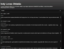 Tablet Screenshot of indylovasoktatas.blogspot.com