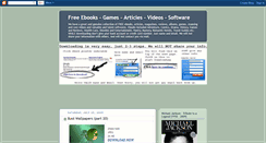 Desktop Screenshot of free-ebook-market.blogspot.com