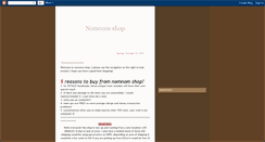 Desktop Screenshot of nomnom-shop.blogspot.com