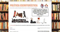 Desktop Screenshot of politicaescrituristica.blogspot.com