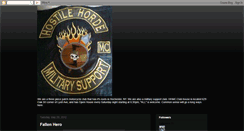 Desktop Screenshot of hostilehorde.blogspot.com