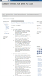Mobile Screenshot of currentaffairforbankpo.blogspot.com