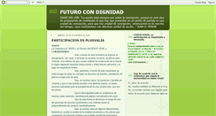 Desktop Screenshot of futurocondignidad.blogspot.com