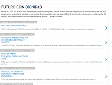 Tablet Screenshot of futurocondignidad.blogspot.com