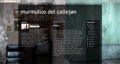 Desktop Screenshot of murmullosdelcallejon.blogspot.com