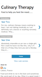 Mobile Screenshot of culinary-therapy.blogspot.com