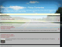 Tablet Screenshot of direcciongeneraldeeducfsicacorrientes.blogspot.com