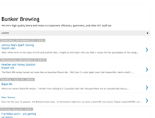 Tablet Screenshot of bunkerbrewing.blogspot.com