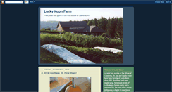 Desktop Screenshot of luckymoonfarm.blogspot.com