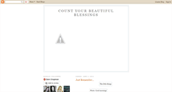 Desktop Screenshot of countyourbeautifulblessings.blogspot.com