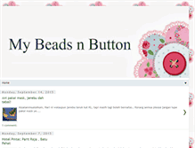 Tablet Screenshot of mybeadsnbutton.blogspot.com