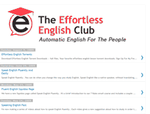 Tablet Screenshot of effortlessenglishclub.blogspot.com