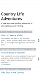 Mobile Screenshot of countrylifeadventures.blogspot.com