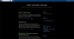 Desktop Screenshot of free-casinos-online.blogspot.com