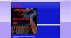 Desktop Screenshot of carocompagno.blogspot.com