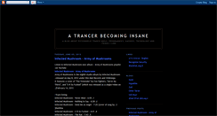 Desktop Screenshot of insanetrancer.blogspot.com