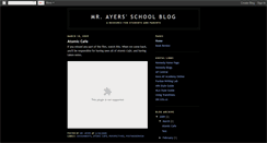 Desktop Screenshot of mr-ayers.blogspot.com