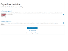 Tablet Screenshot of coyunturajuridica.blogspot.com