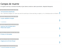 Tablet Screenshot of camposdemuerte.blogspot.com
