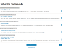 Tablet Screenshot of columbiarockhounds.blogspot.com