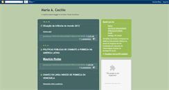 Desktop Screenshot of mariacecilio.blogspot.com