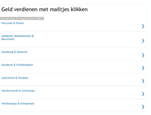 Tablet Screenshot of geldverdienenmetmailtjesklikken.blogspot.com