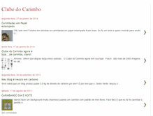 Tablet Screenshot of clubedocarimbo.blogspot.com