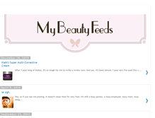 Tablet Screenshot of beautyfeeds.blogspot.com