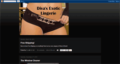 Desktop Screenshot of divasexoticlingerie.blogspot.com