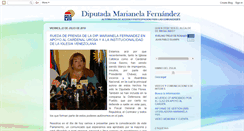 Desktop Screenshot of diputadamarianelafernandez.blogspot.com