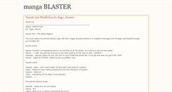 Desktop Screenshot of mangablaster.blogspot.com