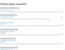 Tablet Screenshot of britneyspearsnopanties.blogspot.com