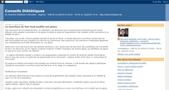 Desktop Screenshot of conseilsdietetiques.blogspot.com