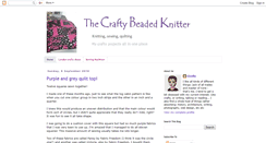 Desktop Screenshot of craftybeadedknitter.blogspot.com