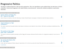 Tablet Screenshot of leftleaningpolitics.blogspot.com