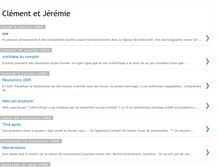 Tablet Screenshot of clementetjeremie.blogspot.com