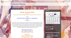 Desktop Screenshot of cineclubraices.blogspot.com