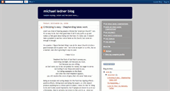 Desktop Screenshot of michaelledner.blogspot.com