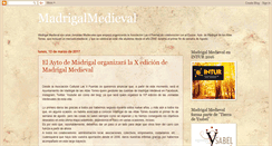 Desktop Screenshot of madrigalmedieval.blogspot.com