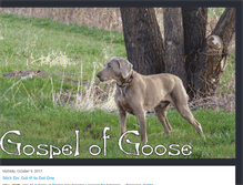 Tablet Screenshot of gospelofgoose.blogspot.com