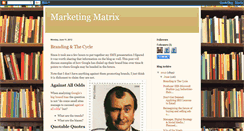 Desktop Screenshot of marketing-matrix.blogspot.com