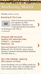 Mobile Screenshot of marketing-matrix.blogspot.com