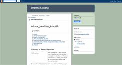 Desktop Screenshot of dharmsatsang.blogspot.com